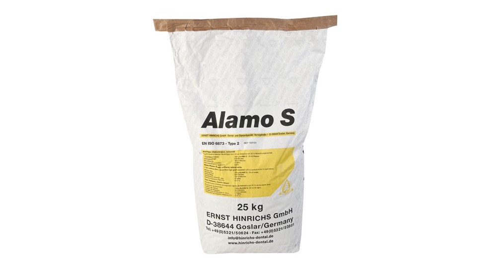 Gips modelowy ALAMO S biały 25kg (HINRICHS)